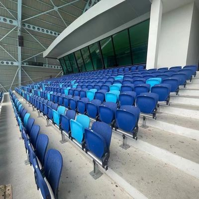 Bom preço Anti Aging Fixed Plastic Stadium Chair For Arena Sport Field OEM em linha