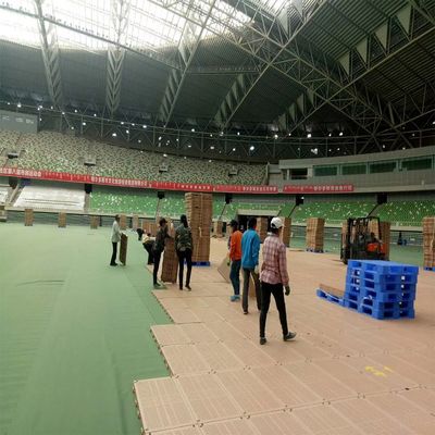 Bom preço Revestimento de bloqueio material do evento dos PP, revestimento exterior portátil para a proteção do relvado em linha