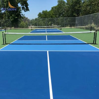 Bom preço Slip resistente UV protegida Pickleball Court Mat com 2mm PVC Base Layer em linha