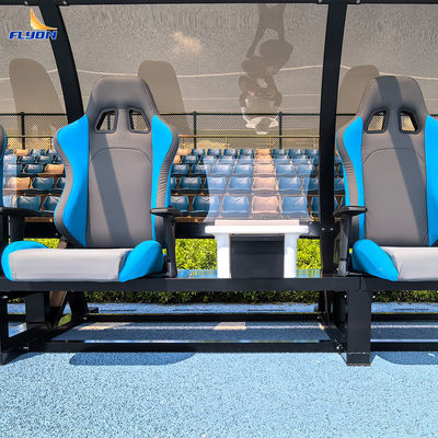 Bom preço Bancada Substituta Portátil de Alumínio com Instalação Montável e 5 Anos de Garantia para Abrigo de Equipe em Estádio de Futebol em linha