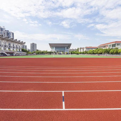 Bom preço Sistema pré-fabricado da trilha atlética sintética do certificado de IAAF para a escola em linha