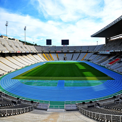 Bom preço EPDM SBR Athletic Synthetic Track Sandwich System With IAAF Approved em linha