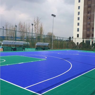 Bom preço PP duráveis que bloqueiam o revestimento dos esportes, telhas resistentes da corte do esporte exterior do risco em linha