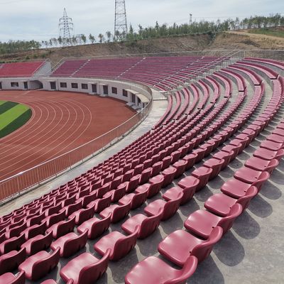 Bom preço Assentos de estádio em plástico de material HDPE com 5 anos de garantia e opções de cores personalizadas em linha