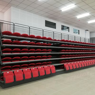 Assento retrátil material do Bleacher do HDPE para o ginásio das escolas