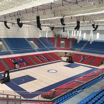 Bom preço Assento retrátil portátil telescópico confortável para a arena em linha