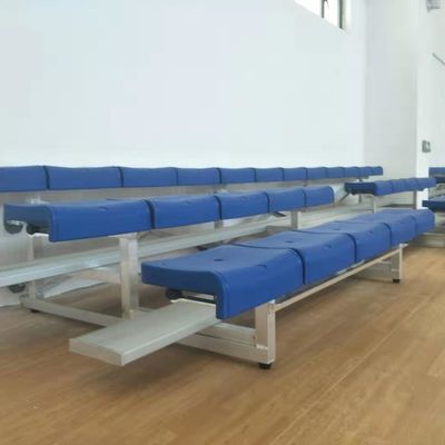 Bom preço O estádio do alumínio do futebol de 3 fileiras assenta a bancada com cubeta Seat plástica em linha