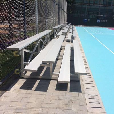 Bom preço Bancada exterior durável do metal, bancada de alumínio do futebol portátil em linha