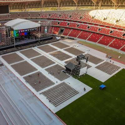 Revestimento portátil exterior do evento para a proteção artificial da grama