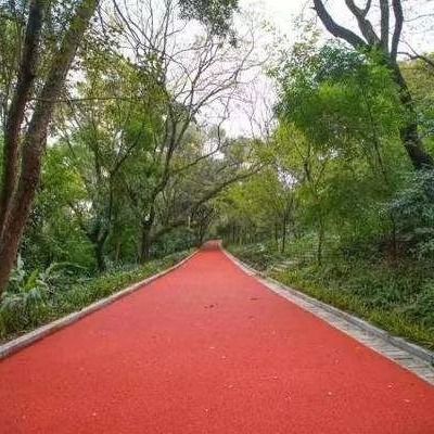 Bom preço Grânulo de borracha vermelho da cor EPDM para a estrada exterior do parque do jardim público em linha