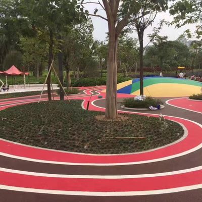 Bom preço Anti EPDM grânulo de borracha ultravioleta do anti deslizamento para o parque de estacionamento em linha