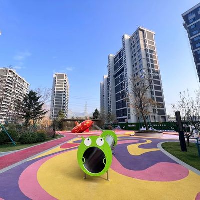 Bom preço Os animais multicoloridos modelam o revestimento de borracha do grânulo de EPDM para crianças Palyground em linha