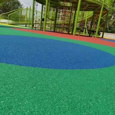 Bom preço O revestimento de borracha padrão dos grânulo de ROHS EPDM para esportes coloca anti Eco UV amigável em linha