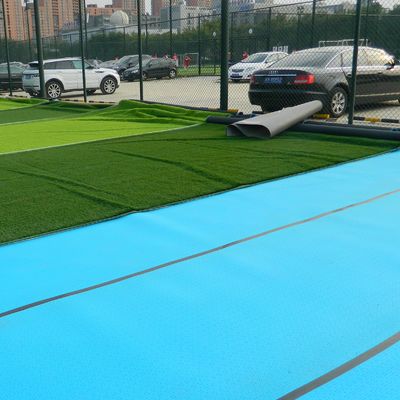 Bom preço Amortecedor artificial exterior da grama, almofada falsificada de formação de espuma de borracha de choque da grama em linha