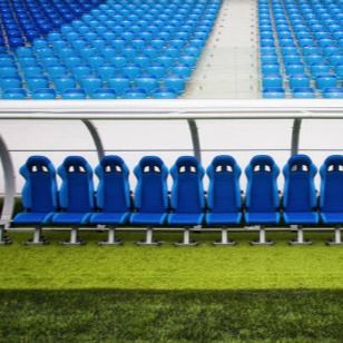 Bom preço Impermeável substitua o jogador de Team Shelter Bench For Dugouts do futebol em linha