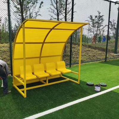 Bom preço Personalizado substitua bancos do futebol com abrigo para o clube do futebol do estádio da escola em linha