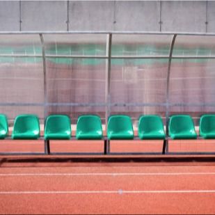 Bom preço Assento exterior durável do estádio de 15 assentos com material de aço galvanizado do tubo em linha