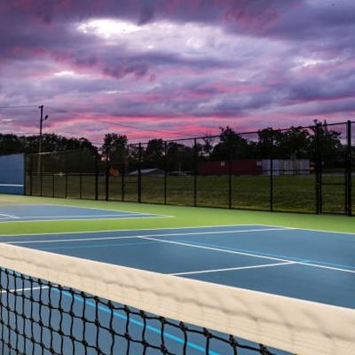 Corte Mat Portable de Ondoor Pickleball rolo Mat Free Line Painting Service de 60 x de 30ft