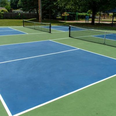 Corte de superfície Mat Portable de Pickleball Pickelball rolo Mat Free Line Painting Service de 60 x de 30ft