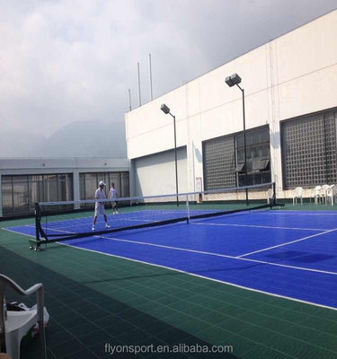 Bom preço Vinyl Pickleball Court Mat 45 Lbs Com Proteção UV Fácil de Instalar em linha