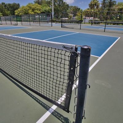Bom preço Materiais de vinil Tapete de corte de pickleball resistente ao deslizamento Superfície lisa em linha