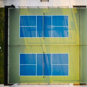 Bom preço Vinyl Pickleball Court Mat com resistência ao deslizamento e proteção UV em linha