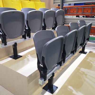 Bom preço Processamento por injecção de ar Assentos desportivos de plástico para estádios com bleacher de estrutura metálica em linha