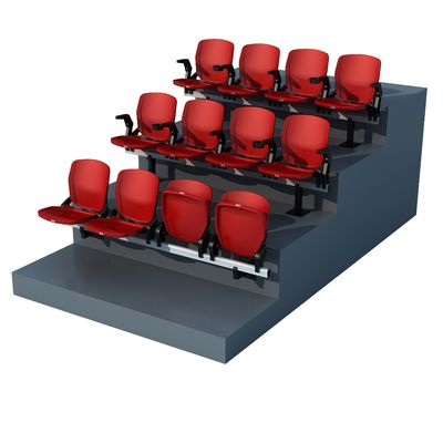 Bom preço Cadeiras esportivas estruturais metálicas de injecção de ar para estádios e arenas em linha