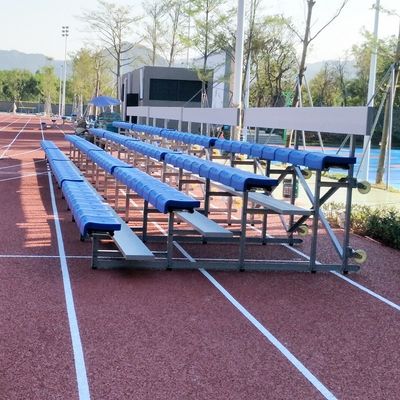 Bom preço 20PCS / 36PCS assentos de vidros metálicos externos com corrimão opcional em linha