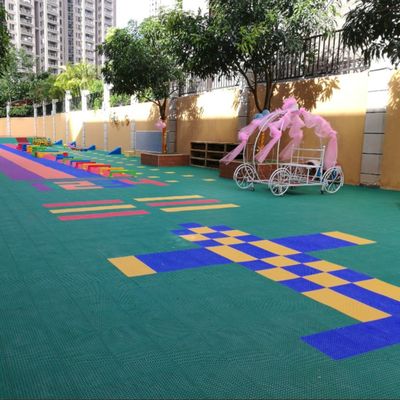 Bom preço 15mm Superfície lisa piso de azulejos de PP para pisos esportivos de alto desempenho em linha