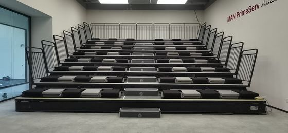 200 - 500 pessoas Capacidade Assentos de bancada retrátil resistentes à ferrugem e à corrosão