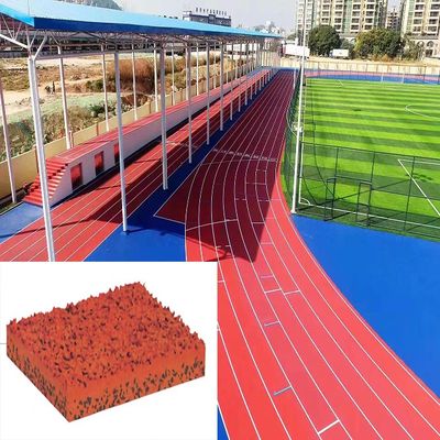 Bom preço Pistas de corrida atlética personalizadas de 6 mm de espessura com baixa manutenção em linha
