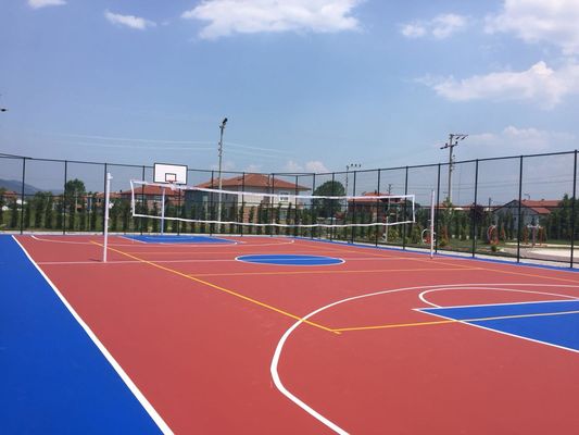 Bom preço Polyurethane Resin PU Sports Floor Mat Para Torneios Padrão da ITF em linha