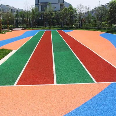 Bom preço Pista de corrida atlética retangular de 6 mm resistente a intempéries de baixa manutenção de 400 m de comprimento em linha