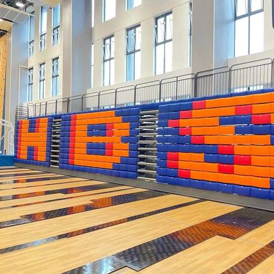 Cadeira fixa de estádio anti-UV personalizável Instalação fácil Cadeira esportiva interior/exterior em HDPE/PP