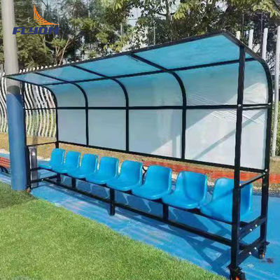 Bom preço Assentos de estádio compatíveis com a ADA / banco da equipe com cores personalizáveis em linha