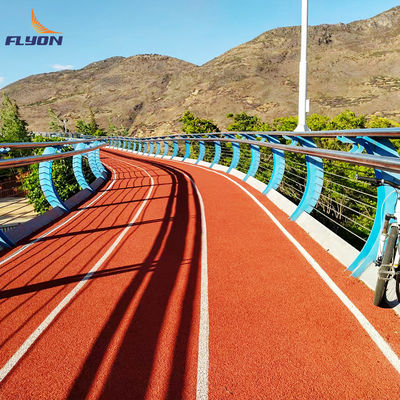 Bom preço Pista de corrida esportiva de material de borracha exterior Pista de corrida atlética Pu aglutinante para pista de tartarão em linha