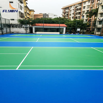 Bom preço Resistente ao fogo poliuretano personalizável revestimento esportivo PU Court de desporto em linha