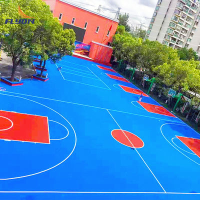 Bom preço 20 kg/tambor Piso esportivo de poliuretano PU modular em linha