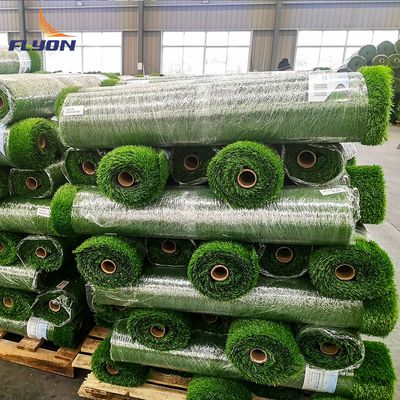 Bom preço 22000 Densidade Campo de futebol Erva artificial com 40-60 mm de fio de PP PE em linha