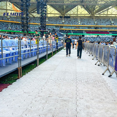 Piso de evento portátil altamente durável resistente ao fogo fácil de instalar alta durabilidade