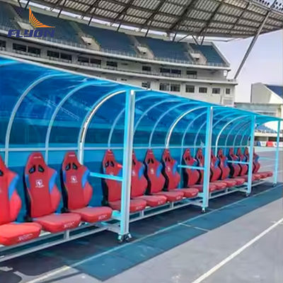 Bom preço Clube de Futebol Shelter de banco portátil com superfície antiderrapante 5 anos de garantia em linha