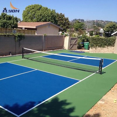 6.56*32.81ft Pickleball Court Mat com 215.23 Sqft Roll Tamanho 2-3 mm Espessura 2 mm PVC Base Layer