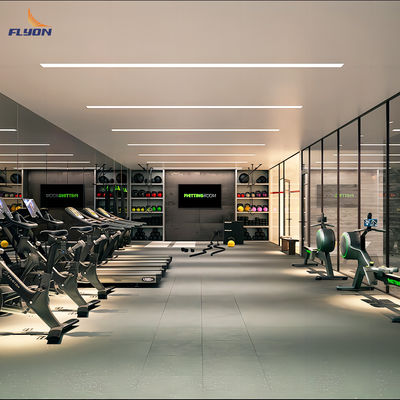 Tapete antiderrapante de borracha para ginásios e parques de diversões 15-45 cm de espessura