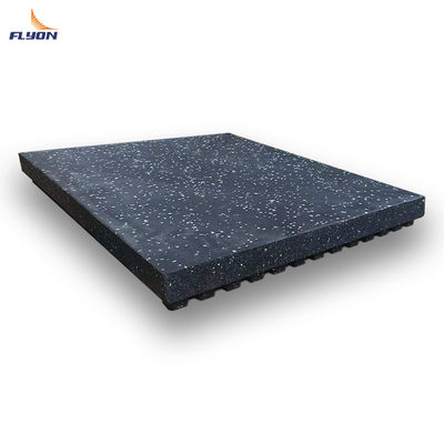 Tapete de piso de borracha EPDM com espessura de 15-45cm para centro de treinamento de ginástica