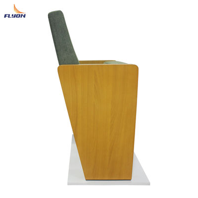 Bom preço Assentos de teatro de tecido com apoio de braço ajustável e assento de couro para auditórios e cinemas em linha