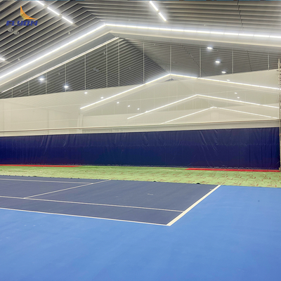 Bom preço Cortinas divisórias de ginásio e rede Grand Slam Segurança Amigável ao meio ambiente em linha