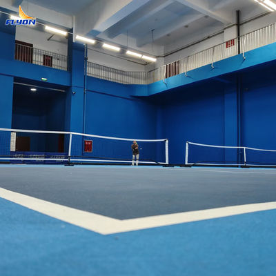 Bom preço Tamanho da quadra Opção 44*20ft ou 60*30ft Pickleball Court Mat Roll Instalação com revestimento Arcílico camada superior de areia cristalina em linha