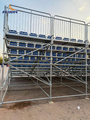 Bom preço Customized Size Aluminum Grandstand with 2 Years Warranty and CE ISO9001 ISO14001 ISO45001 TUV SGS Certified em linha