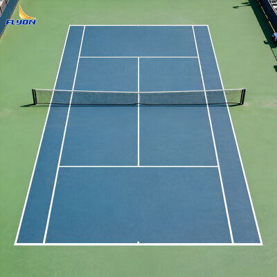 Bom preço 2-3 mm espessura Pickleball Court Mat com 8 anos de vida útil e fácil instalação para uso interno e externo em linha